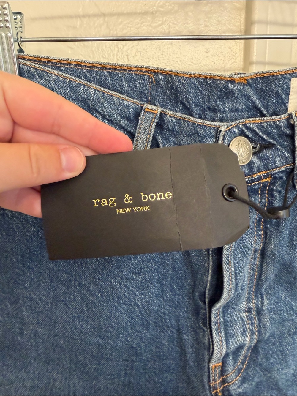 NWT rag & bone Maya High Rise Hot Shorts Rye Harbor Size 27 - Picture 2 of 7
